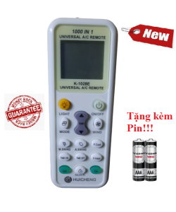 Điều khiển điều hòa đa năng 1000 in 1 K-1028E- Hàng tốt Tặng kèm Pin