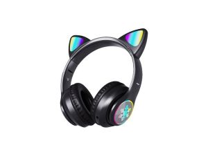 MOXOM MX-WL58 Headset Cute Cat Ears Wireless Bluetooth Headphones
