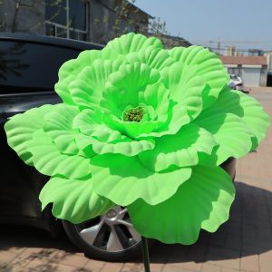 LYMEDIA Giant Artificial Peony Window Display 40/50cm Fake Flowers PE Simulation Peony Flower Photo Props