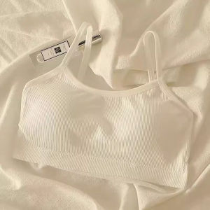 Girls Underwear Camisole Undershirt Soft Ladies Thin Bralette Section Bra Thin Underwear
