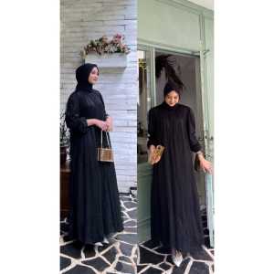 BEST SELLER!!! JEMIMADRESS BAHAN ROBERTO SILK MIX TILLE DOT DRESS KONDANGAN PESTA BRIDESMAID TERBARU 2023 GAMIS REMAJA VIRAL