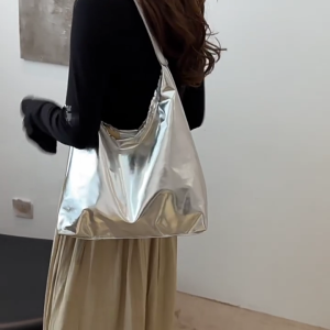 Fashion Ladies Handbag PU Leather Commuting Bag for Women Practical Purse Shoulder Bag for Office and Daily Use