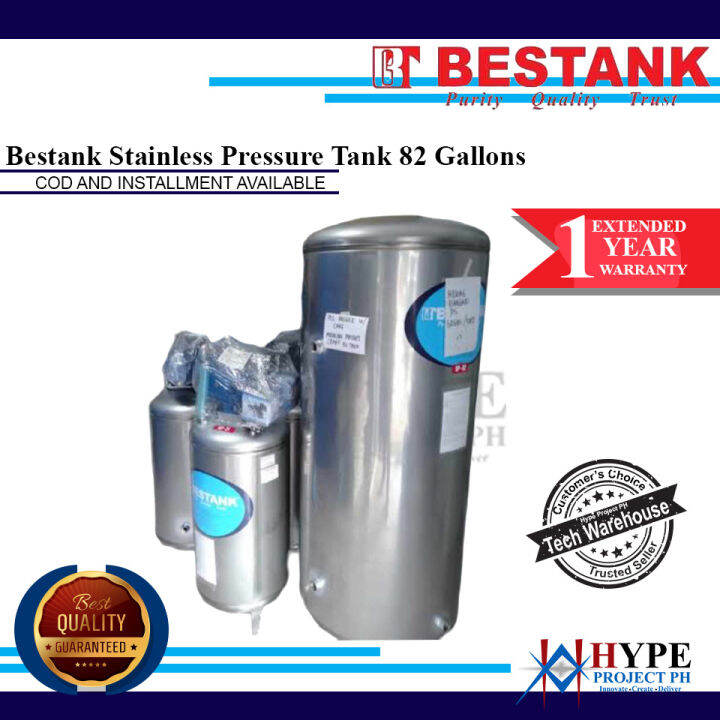 Bestank Original Stainless Pressure Tank 82 Gallons Gals | Lazada PH