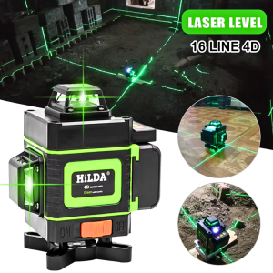 READY Taffware Hilda Laser Level 4d 16 line komplit tukang bangunan pasang keramik plafon LD 515
