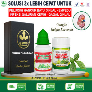 Galgin Gangjie Herbal Ampuh Peluruh Penghancur batu Ginjal Empedu Kencing batu Sakit Perih Panas