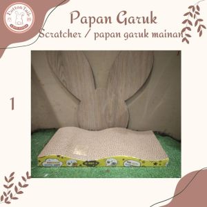 Papan Garuk Kucing Cat Scratcher + Catnip Board Garukan Kucing