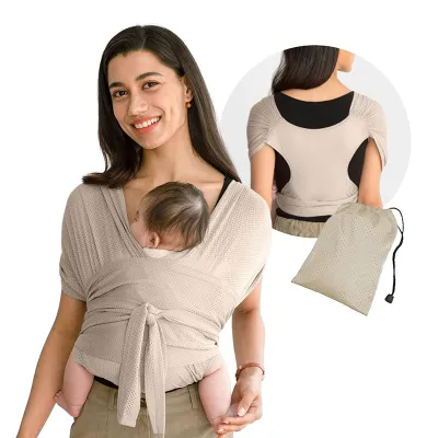 Adjustable Baby Sling Air Mesh Baby Wrap Carrier Easy to Wear High Quality Fresh Parents Must Have Wrap Breathable And Lightweight