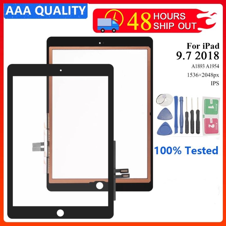 For iPad 6th Gen iPad 2018 A1893 A1954 LCD Outer Touch Screen
