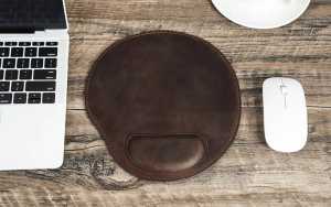 Alas Mouse Komputer/Laptop - Alas Mouse Anti-slip Kulit AsliI  Reverdos Official