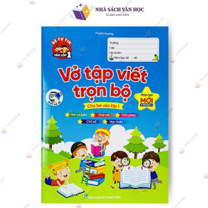 Sách - Vở Tập Viết Trọn Bộ Cho Bé Vào Lớp 1 - Phiên Bản Mới Nhất 5 Trong 1