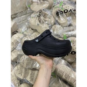 Dép Sục Nhựa Cross Bella Đế Xuồng Cao 7cm (tặng kèm sticker)