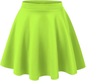 NEON GREEN SKORT FOR WOMEN HIGH WAIST PALDA SHORT GYM ZUMBA PLEATED TENNIS SKIRT WITH INNER SHORTS
