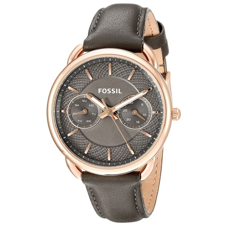 Authentic Fossil Tailor Women Grey Dial Leather Watch ES3913 Jam Tangan Wanita Lazada