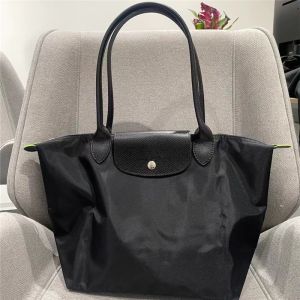 ＜915＞ Exclusive for Cross-Border Longchamps Bag Embroidered Dragon Bag Dumpling Bag Shoulder Bag Handbag Folding  Bag Dragon Bag Tote Bag