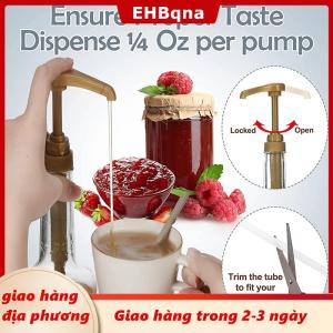 [COD] EHBqna 3PF Ship within 24 hours Chai đựng si-rô cà phê trong suốt 750ml bình chiết có vòi bơm chai bóp đựng sữa lọ đựng mật ong