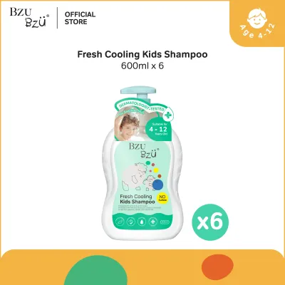 [6-in-1 Bundle] BZU BZU Fresh Cooling Kids Shampoo (600ml x 6)