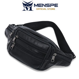 MENSPE Chest Bag Waist Bag Waterproof PU Bag Sports Bag Large Capacity Casual Bag Messenger Bag  Outdoor Fitness Bag Travel Bag Business Bag For Men Women