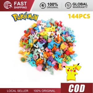 24//72/144Pcs Pokemon Mini Doll Models with Different Styles Pikachu Anime Character Collection Toy Dolls Children’s Gifts Christmas Gifts