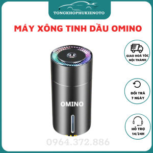 Máy xông hơi khuyếch tán tinh dầu OMINO dành cho xe ô tô có 2 chế độ phun sương khử mùi ô tô cao cấp hương thơm dễ chịu