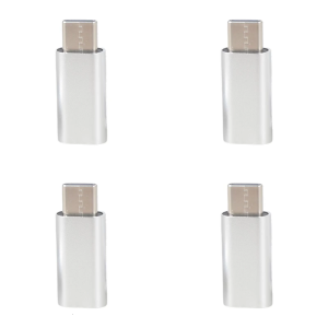 Pack of 4 Upgraded to Type C Adapter Compatible for Phone 16/15 Supports Charging and Data Connectors