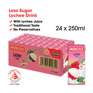 Marigold Lychee (Less Sugar) Packet Drink - Case