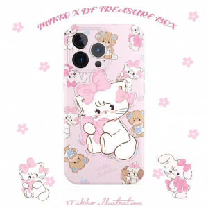 Casing iPhone Anime Mikko Fullprint iPhone 11 Pro 12 Pro 13 Pro Max 14 Plus 14 Pro Max  Hardcase Karakter Anti Crack