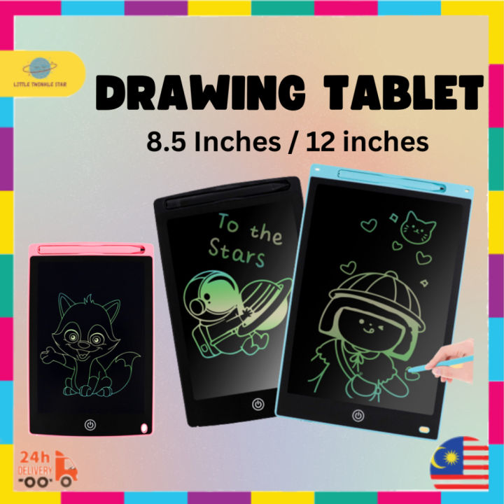 Kids Drawing Tablet (8.5/10inches) Graphic Tablet, Lcd Writing Tablet