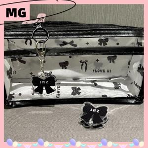 【Magical House】[ New Hot Fashion] Cartoon Translucent Pencil Case Multi-layer Vertical Large-capacity Stationery Storage Bag School Supply Cosmetic Bag