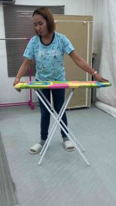 KANTAREEYA โต๊ะรีดผ้า แบบยืนรีด 6 ระดับ หน้ากว้าง 29.5 x ยาว 90-105 x สูง 68-80 cm.รุ่น KT-IB06 / แบบคละลาย