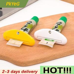 PkYeG Toothpaste Squeezer Manual Squeezed Toothpaste Tube Clips Multifunction Facial Cleanser Dispenser Squeezer Bathroom Accessories