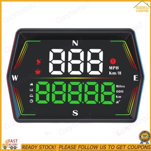 [CY] Universal Car HUD GPS HUD Speed Meter for All Car Truck Plug and Play Auto Part