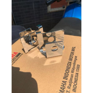 PLAT ANTING AREM PINGGIR SETELAN RANTAI FIZR BAHAN TEBAL CROME