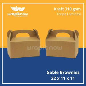 (Isi 20 pcs) Gable Box 22x11x11 Gable Box 24x10x7 / box toples box jinjing box tenteng kotak souvenir box hampers dus snack brownies bolu roti