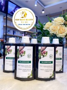 Dầu gội thảo dược dành cho tóc rụng KLORANE Strength - Thinning Hair Loss & Organic loại 400ml