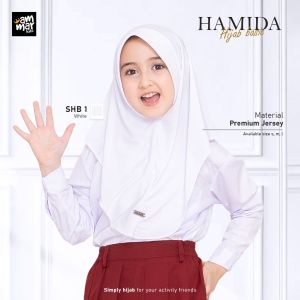 𝐳𝐚𝐮𝐣𝐚𝐡-Jilbab Bergo Hamidah Oval anak paud SD SMP / Hijab bergo Hamidah anak terbaru bahan Jersey premium / Jilbab Sekolah Olahraga anak