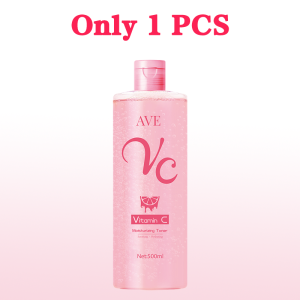 BUY 1 TAKE 2 Original AVE Pink Vitamin C Toner 500ml + Niacinamide Whitening and Anti-Freckle Essence 30ml + Intense Whitening Sunscreen 60ml Skin Care Set Hydrating Whitening Shrinking Pores Remove Darkness Reduce Redness Suitable for Men and Women