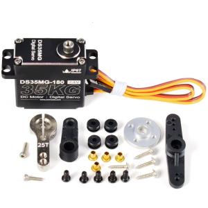 Speed Digital Servo with Full Aluminum Housing 35kg Twisting Waterproof Design Servo for Central Capra Models