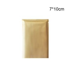 LUXURYLYN 100pcs/set Top Open Design Aluminum Foil Bags Colored Tear Notch Heat Seal Bags Useful Waterproof Packaging Pouches Food Packaging