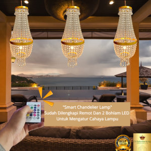 Lampu Gantung Kristal Ruang Tamu Bahan Akrilik Minimalis hias dekorasi langit-langit terbaru