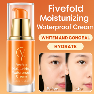 Five-Layer Vitamin C Natural Face Cream Makeup Cream Lazy Cream Plain Face Cream Concealer Hydrated Skin Cream Tenderness Whitening Moisturize Non-greasy