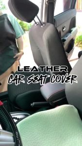 Universal PU Leather Car Seat Cover Seat Cushion Full Set Car Seat Protector Fit 5 Seats Car🚗Waterproof breathable wear-resistant💦for Toyota Vios Mitsubishi Ford Honda etc