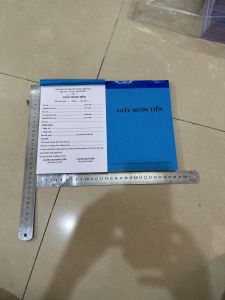 Giấy Mượn Tiền 1 liên và 2 liên