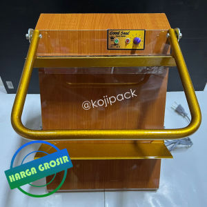 Mesin Hand Sealer Plastik Miring 30cm Good Seal untuk cairan snack Seal dan Potong Berdiri Vertical Vertikal
