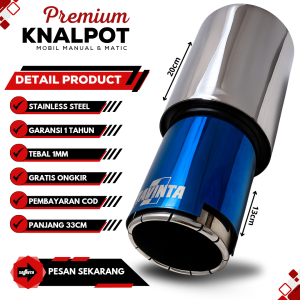 NEW PRODUCT - Savinta Knalpot Mobil Racing Tipe NATARU Stainless Ngebas Manual Matic Kering Gahar