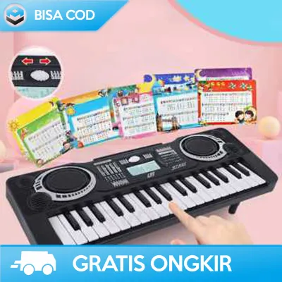 PIANO ANAK 37 KEYS MAINAN EDUKASI ALAT MUSIK PIANO PORTABLE 3xAA 1.5V