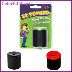 Colorful Heart Farting Sounds Fart Pooter Gag Joke Machine Party Squeeze Fart Tube Funny Spoof Plastic Toys For Childrens Gift Prank Toys