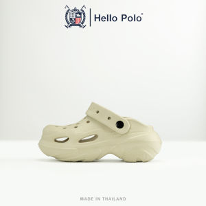 Hello Polo รองเท้าหัวโตผู้หญิง สลิปเปอร์นุ่มๆ กันลื่นพื้นหนา ทนต่อการสึกหรอ รองเท้านิ่มเหมือนเหยียบอึ แฟชั่นลำลอง HP8053