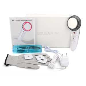 DECINIEE 6 in 1 EMS Cavitation Ultrasonic Body Slimming Machine Weight Lose Body Massager LED Photon Facial Care Beauty Device Skin Care Massage