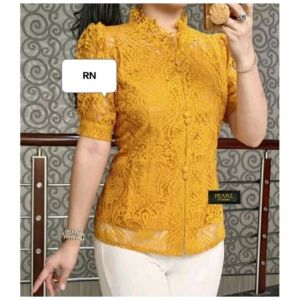 SHOOPY Blouse Renda Premium/ATASAN KEBAYA WANITA KARTINI/BLUS SEMI BROKAT