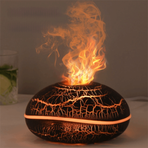 CHARRISSA Automatic Air Humidifier Aromatherapy 7 Color Aroma Humidifier Gift Sprayer Flame Fragrance Diffuser Bedroom Ornament